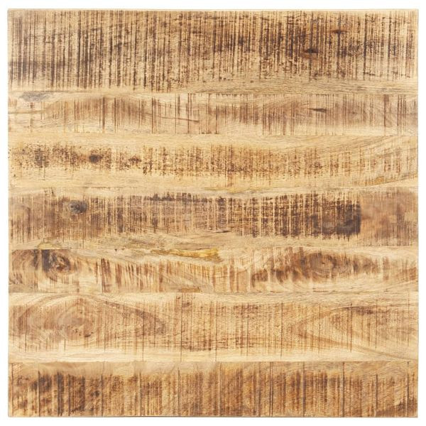vidaXL Tischplatte Massivholz Mango 25-27 mm 80x80 cm, 286030