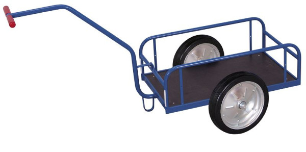 VARIOfit Handwagen ohne Bordwand, Ladefläche: 1.125 x 535 mm, RAL 5010 enzianblau, Radsatz: Vollgummibereifung, zu-1263