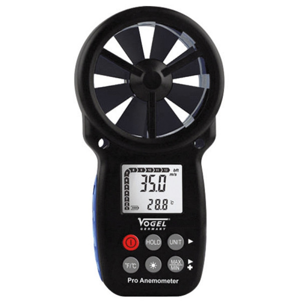 Vogel Germany Digital-Windmesser, 0.3 ~ 30 m/s, 641205