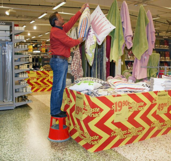 intra Schritthocker, Plastik, 2 Stufen, rot, 4111034203