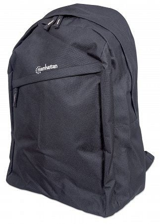 MANHATTAN Knappack Notebookrucksack, bis 15,6", Top Load, sehr leicht, schwarz, 439831