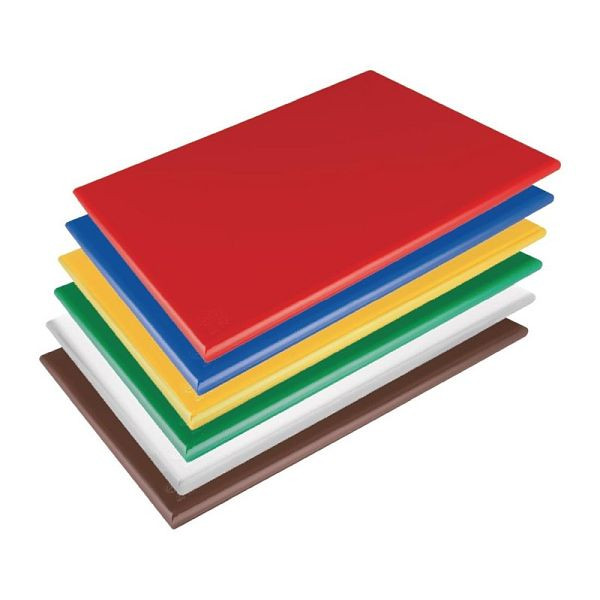 Hygiplas LDPE extra dickes Schneidebrett rot 600x450x20mm, HC878