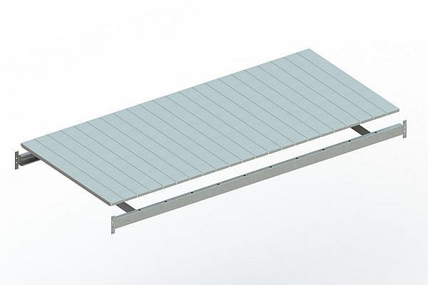 Meta MINI-RACK Zusatzboden 2200x1050 mm, verzinkt, mit Stahlpaneelen, 20043039