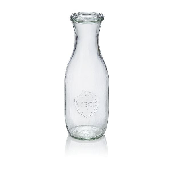 WAS Saftflasche Weck, 6-teilig, 1,0 L, Glas, 766, 4011162766907