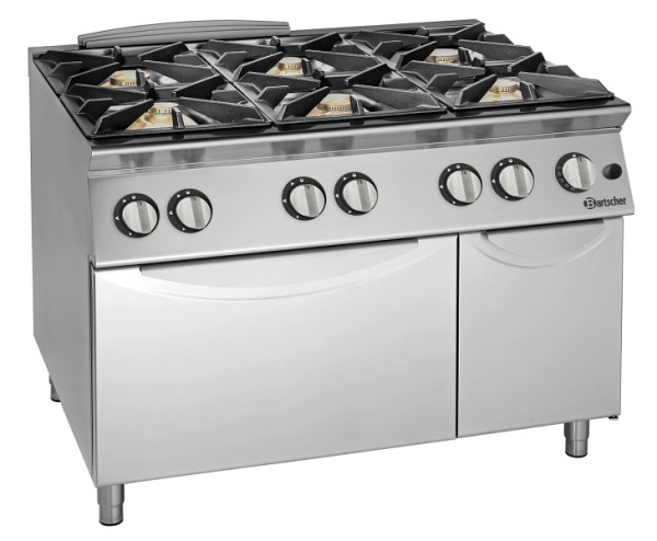 Bartscher Gasherd 900 6 Flammen GBO, Pilotflamme, 2992291