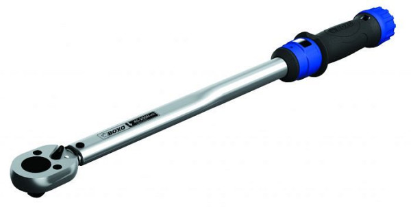 Boxo 3/8" Robuster Stahlkorpus, umschaltbare Drehmomentschlüssel mit 4-Kant-Antrieb 12 ~ 60 Nm, VE: 10 Stück, TWM2-60N