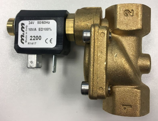 ELMAG Anlauf-Elektro-Magnetventil (24 V) für Kompressor HANDWERK 930/1300und SILENT-Modelle, 9100850
