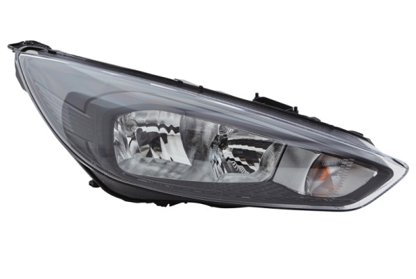 HELLA Glühlampe-Hauptscheinwerfer, für u.a. Ford Focus III, schwarz, ECE/CCC, für Linksverkehr, rechts, 1LE 354 827-101