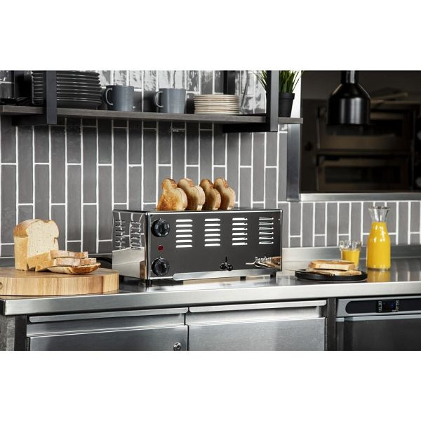 Rowlett Premier Toaster mit 6 Steckplätzen und zusätzlichen DuraHeat-Elementen, HW901