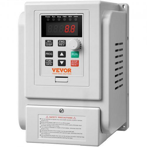 VEVOR 2,2kW 10A 3PS Frequenzumrichter VFD AC 220–240V Drehzahlregler Wechselrichtermotor VFD Inverter Variable Driver, BPDSQ3HP0000FEVFCV7