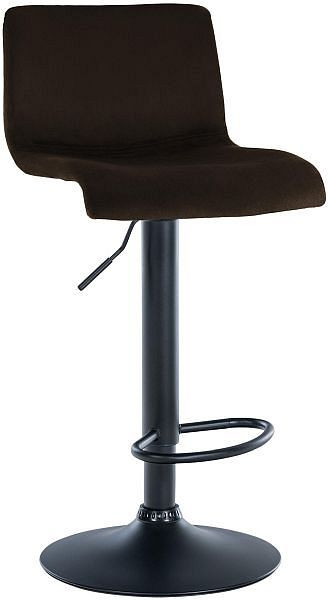 CLP Barhocker Hoover Samt B, braun, 327042, 4255716370640