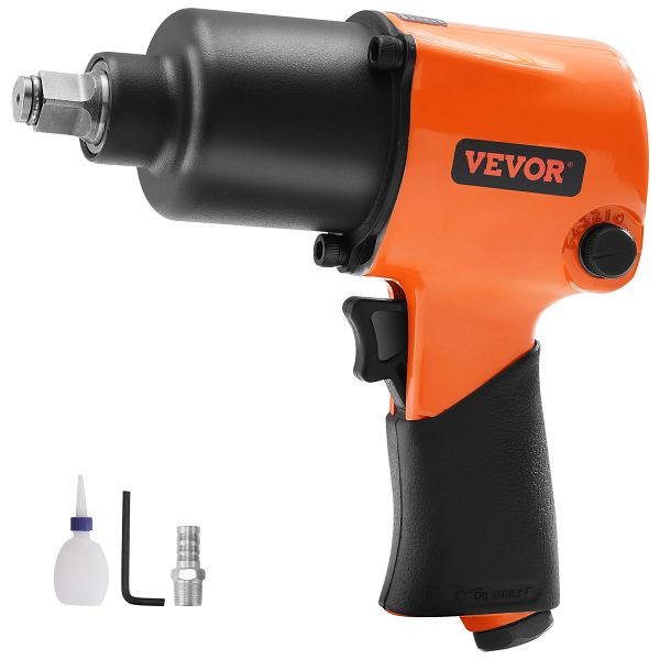 VEVOR Druckluft-Schlagschrauber, mit 1/2-Zoll-Antrieb, bis zu 1.000 Nm Mutterndrehmoment, 7500 U/min, leichtes pneumatisches Werkzeug, KQ660N121000NW5VOV0