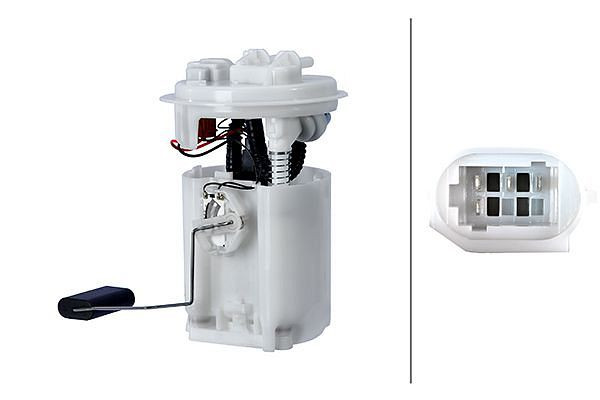 HELLA Kraftstoff-Fördereinheit, elektrisch, 4-polig, mit Dichtung/mit Tankgeber, 8TF 358 303-841