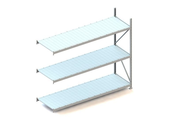 Meta MINI-RACK AR 2200x2600x800 mm, verzinkt, mit Stahlpaneele, Bodenanzahl: 3, 20051266