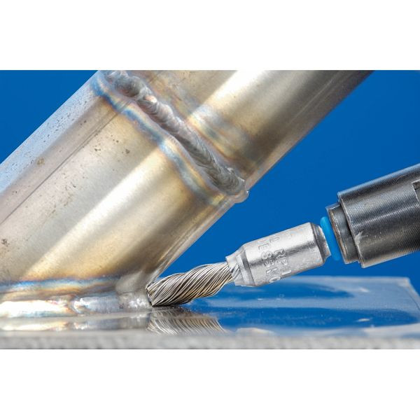 Pferd Pinselbürste mit Schaft, gezopft PBGS 1010/6 INOX 0,20, VE: 10 Stück, 43218005