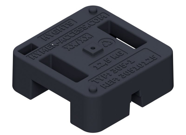 HYMER Ballastgewicht, 12,5 kg, mit ergonomischen Griffen, 30510125