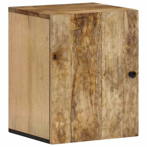 vidaXL Bad-Wandschrank 38x33x48 cm Massivholz Mango, 356911