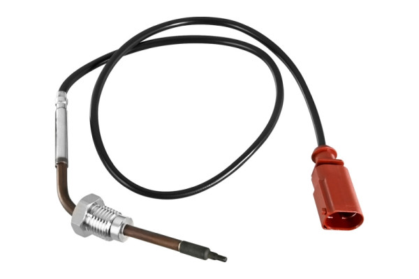 HELLA Sensor, Abgastemperatur, 2-polig, geschraubt, Kabel: 530mm, 6PT 010 376-861