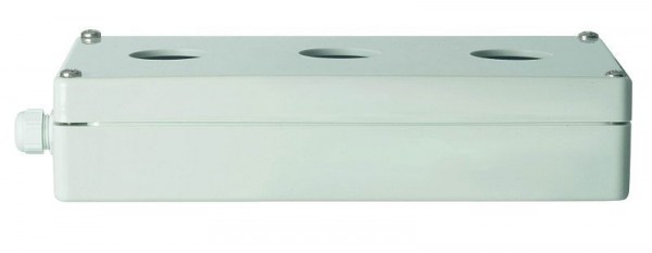 WERMA Aufbaugehäuse 3-fach 266 x 80 mm GY- grau, 975.815.08