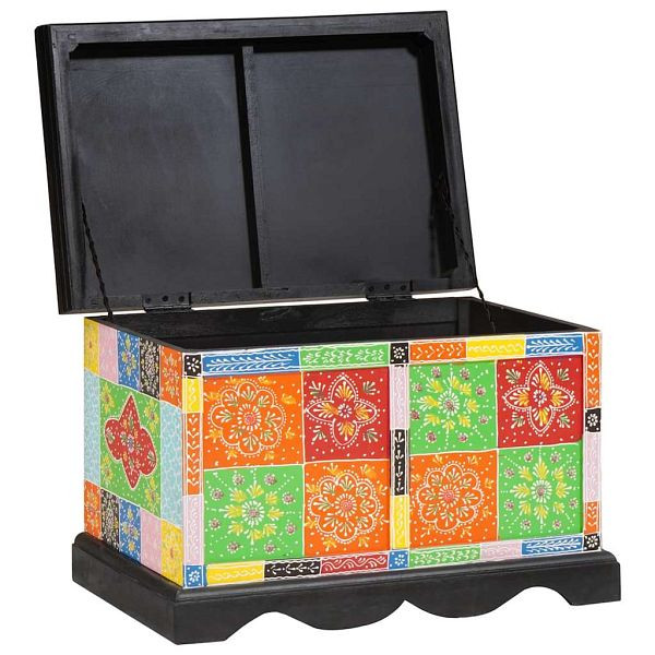 vidaXL Aufbewahrungsbox Mehrfarbig 60 x 40 x 40 cm Massivholz Mango, 4017590