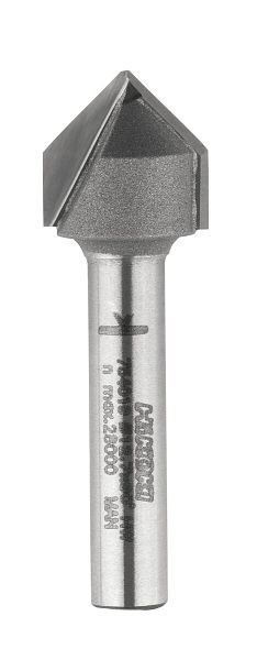 HiKOKI 6 mm V-Nutfräser 12.7x41.5x90, schmale Ziernuten, 754019