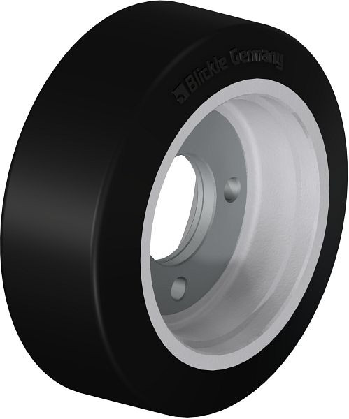 Blickle REV 230x90/65-4 Rad aus Elastik-Vollgummi, Schwarz, 758749
