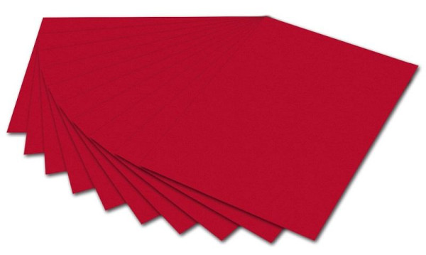 folia Fotokarton, 50 x 70 cm, hochrot, 6120E, 4001868161205