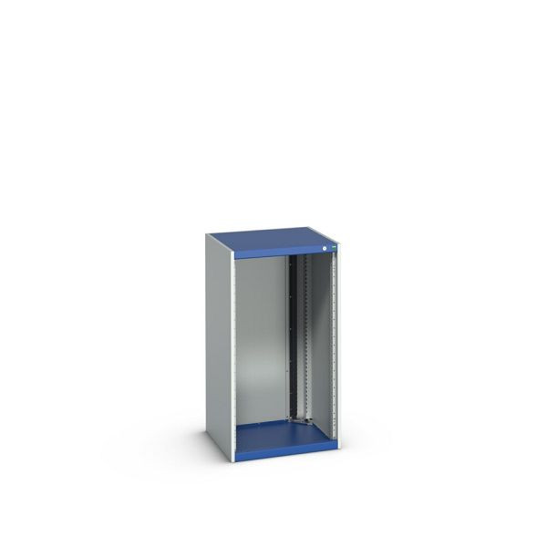 bott cubio Schubladenschrankgehäuse, BxTxH: 650x650x1200mm, RAL 7035/5010, Enzianblau, 40019109.11V