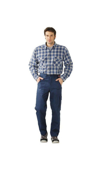 Planam BW 290 Cargo-Bundhose, hydronblau, Größe 106, 0182106