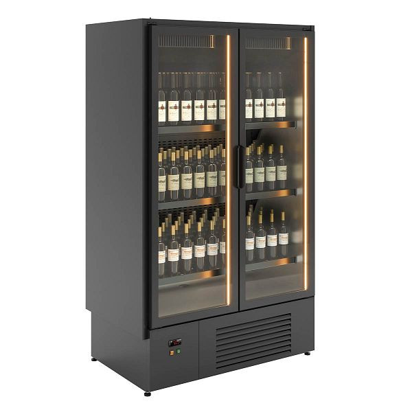 Vaiotec TOPLINE 800 Weinkühlschrank Schwarz, 1185 Liter, Breite: 1268 mm, 11691