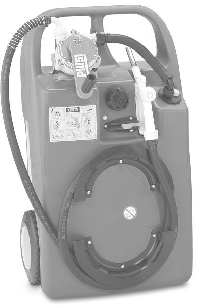 Cemo PE-Palettenauffangwanne 220/2 RG, 220 l, mit PE-Gitterrost, 11486