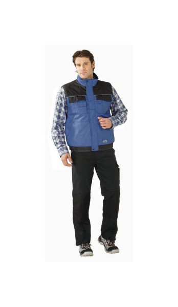 Planam Outdoor Dust Weste, royalblau/schwarz, Größe M, 3321048