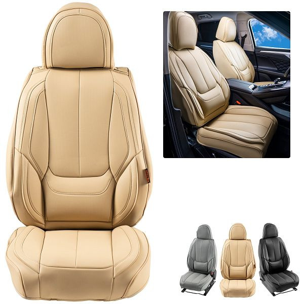 VEVOR Sitzbezüge, 6-teilig, vollständig geschlossenes Design, abnehmbare Kopfstütze und Airbag-kompatibel, Autos, Lkws, SUVs, ZTMSPGTDSTYXA942AV0