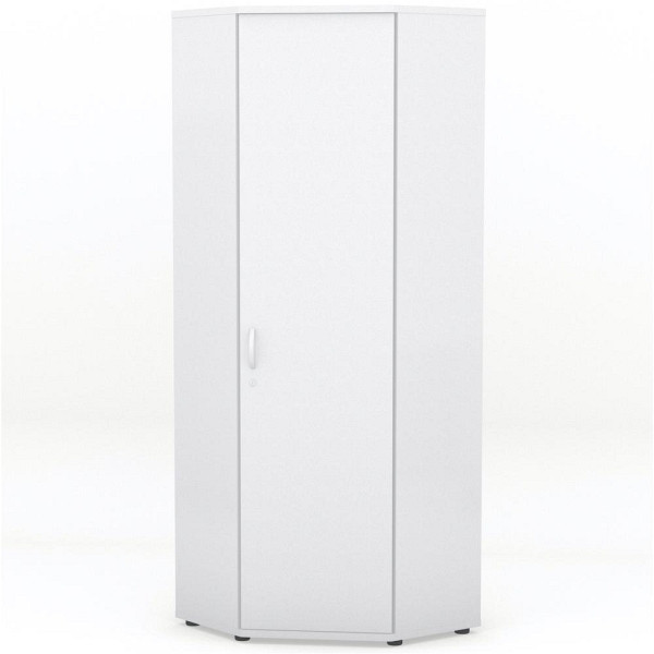 Deskin Eckschrank MULTI M pro, Dekor: Lichtgrau, BxHxT: 800 x 2220 x 800 mm, 273513