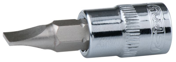 KS Tools 1/4" CHROMEplus Bit-Stecknuss Schlitz, 4mm, 918.1487
