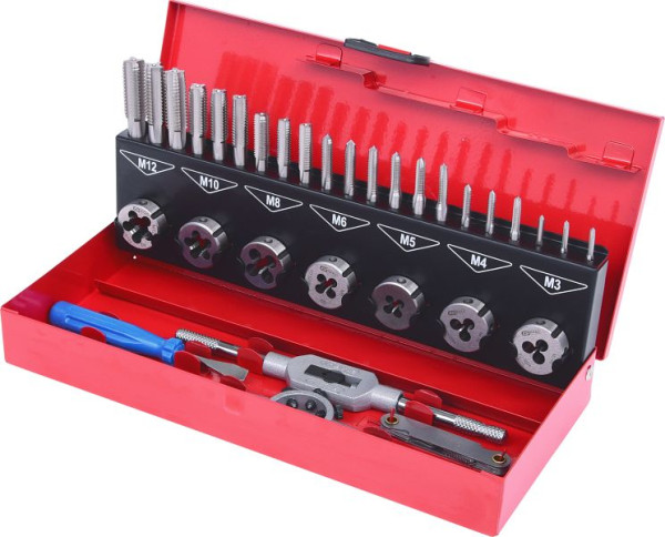 KS Tools HSS Co Gewindeschneidwerkzeug-Satz, 32-teilig, 331.0732