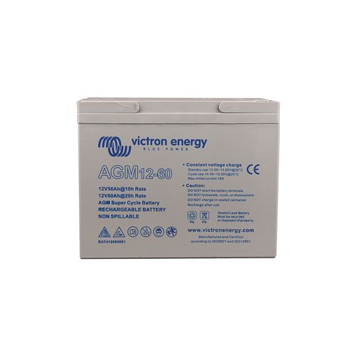 Victron Energy Batterie AGM Deep Cycle 12V/60Ah, 2-67-012200, BAT412550084