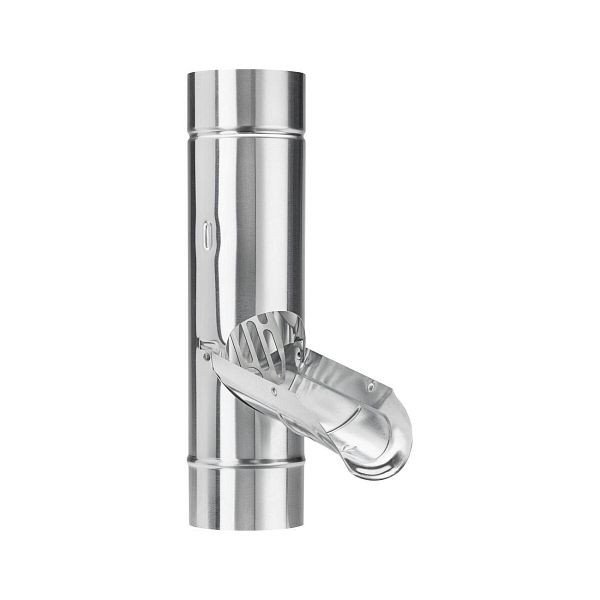 Grömo Zink-Regenwasserklappe 100mm, mit Edelstahlsieb 63528, 106095