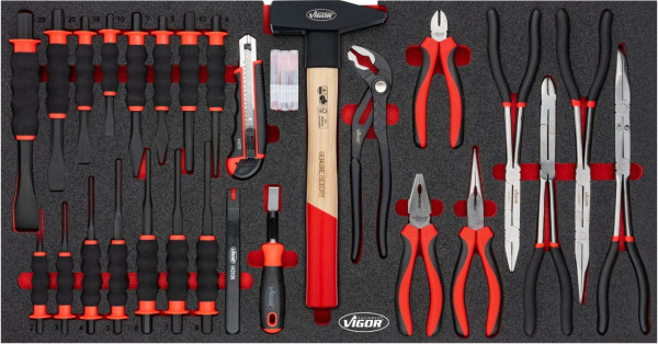 VIGOR Zangen, Schaber Satz für Series XL, V7015N, 4047728078818