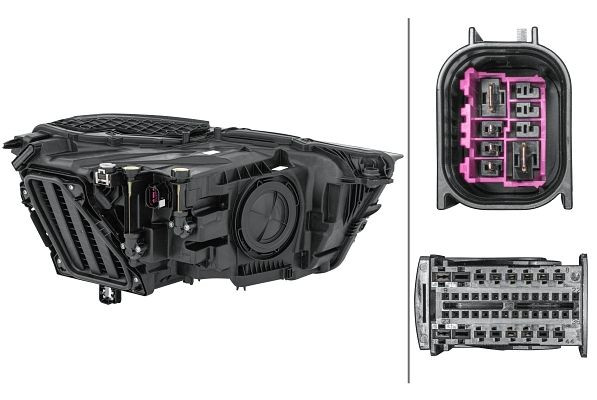 HELLA Matrix-Hauptscheinwerfer, für u.a. AUDI Q3 (F3B, F3N), ECE, für Rechtsverkehr, links, 1EX 354 870-131