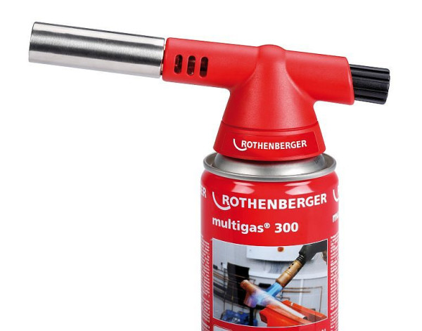 Rothenberger ROFIRE 4 Handgriff, ohen Gaskartusche, 7/16"-EU, im Blister, 1500002921