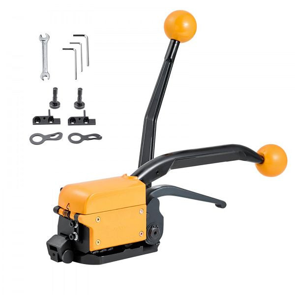 VEVOR Stahlband Umreifungsgerät für 19mm, 4-in-1 Metallbandmaschine: Spannen, Crimpen, Schneiden & Versiegeln, GDSDKZGJ1JTBB8XI3001V0