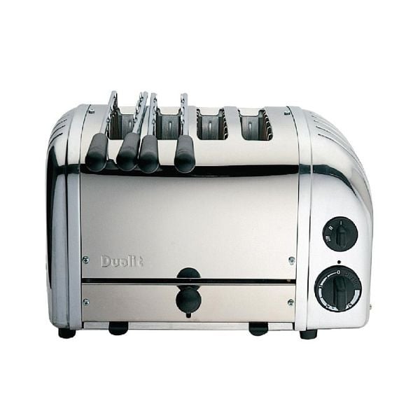 Dualit Kombi-Toaster 42174 Edelstahl 4 Schlitze, 2,2 kW/230 V, L139