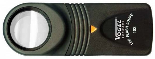Vogel Germany LED-Handleuchtlupe, 15-fach, Ø 21 mm, 600167
