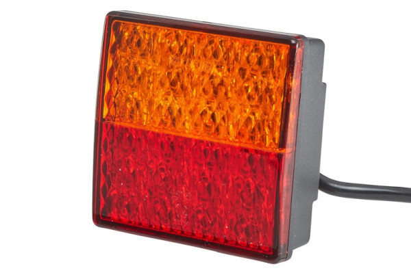 HELLA VALUEFIT Heckleuchte, Valuefit, LED, 24V, Anbau/geschraubt, Lichtscheibenfarbe: rot/gelb, Stecker: offene Kabelenden, links/rechts, 2SD 357 029-101