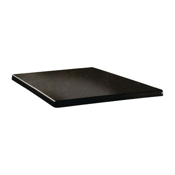 Topalit Classic Line quadratische Tischplatte Zypern Metall 70cm, DR939