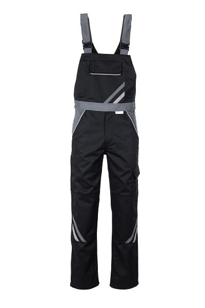 Planam Highline Latzhose, schwarz/schiefer/zink, Größe 44, 2712044