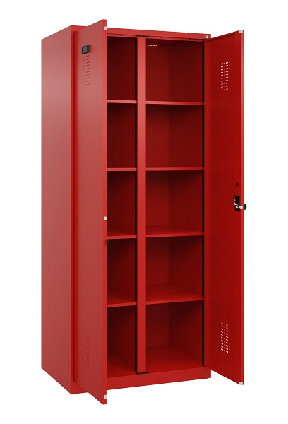 C+P Wäsche-Spind Evolo PLUS, 2 Abteile, 1850x800x500mm, 3020/3020, Verschluss Drehriegel, 049002-22B S10025