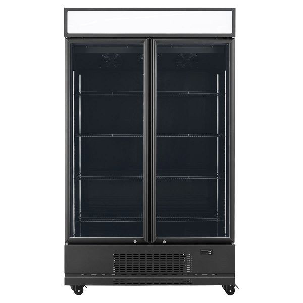 Vaiotec TOPLINE Getränkekühlschrank 1040 Liter mit Leuchtaufsatz "schwarz", 11947