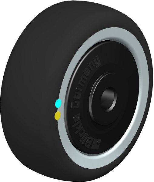 Blickle PATH 50/6KD-ELS-FK Rad aus Thermoplastisches Polyurethan, Grau, 846906